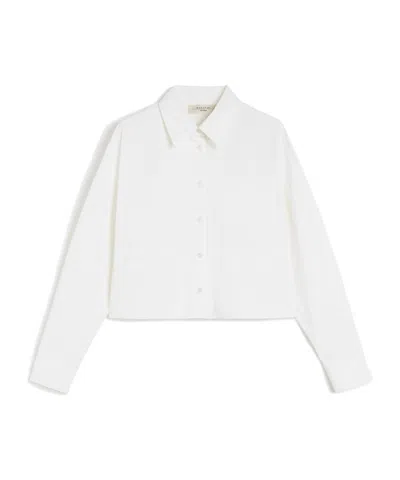 WEEKEND MAX MARA BOXY-FIT HEAVY COTTON SHIRT