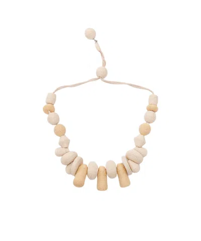 Weekend Max Mara Braided Necklace In Neutral