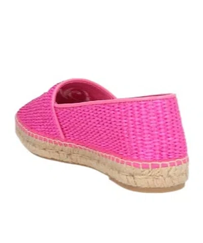 Weekend Max Mara Breathable Straw Sole Shoes In Pink
