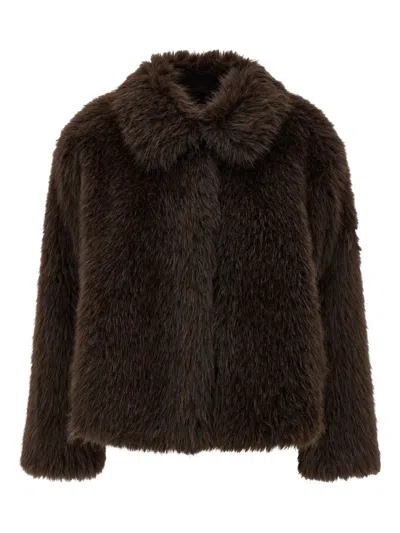WEEKEND MAX MARA BRENTA FAUX-FUR COAT