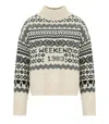 Weekend Max Mara Wool And Alpaca Jacquard Sweater In Multi