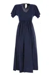 Weekend Max Mara Women's Bronzo Jersey Dress Navy | Size Medium | 2515621082600008
