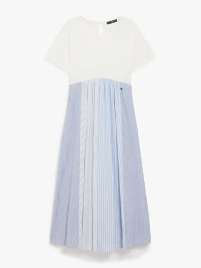 Weekend Max Mara Bronzo Jersey Dress White