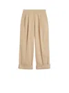 Weekend Max Mara Bronzo Long Trouser Beige In Neutral