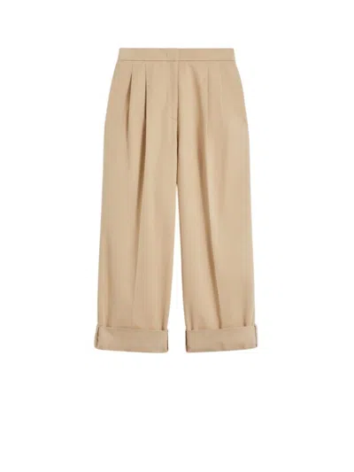 Weekend Max Mara Bronzo Long Trouser Beige In Neutral