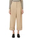 Weekend Max Mara Max Mara Weekend Trousers Beige In Brown