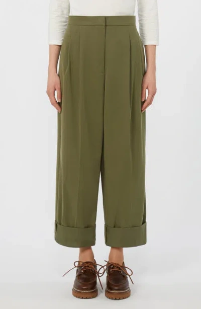 WEEKEND MAX MARA WEEKEND MAX MARA BRONZO PLEATED CUFF PANTS