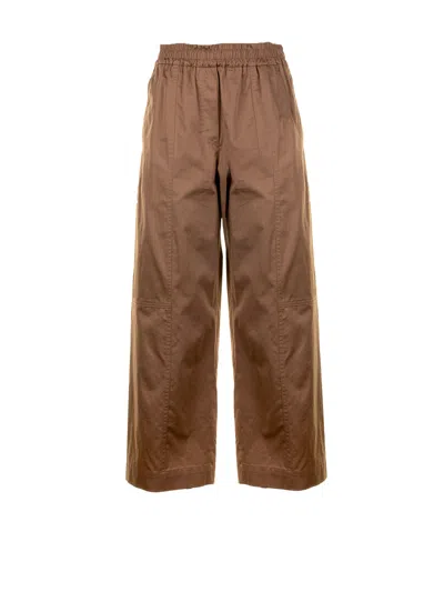 Weekend Max Mara Brown High Waist Trousers