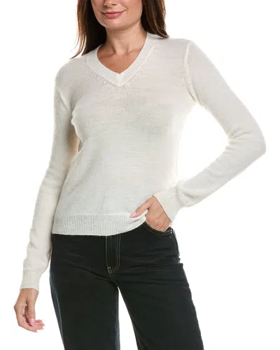 Weekend Max Mara Brunate Mohair-blend Sweater In White