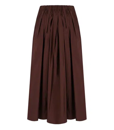 Weekend Max Mara Bruno1234 Brown Long Skirt