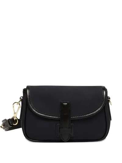 Weekend Max Mara Buckle Strap Shoulder Bag In Black