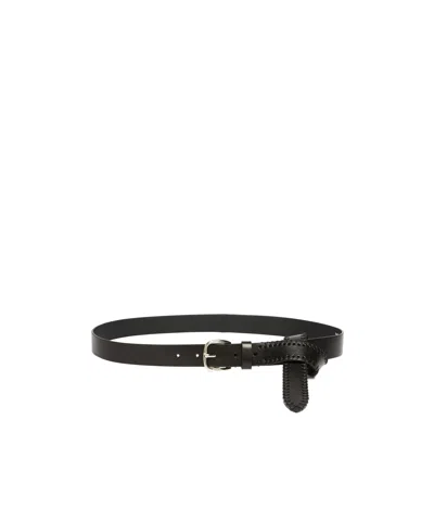 Weekend Max Mara Pointed Belt In Black
