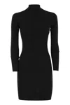Weekend Max Mara Buona1234 - Wool And Lurex Dress In Black