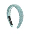 Weekend Max Mara Butterfly Logo Headband In Green