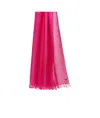 Weekend Max Mara Butterfly Logo Scarf In Pink