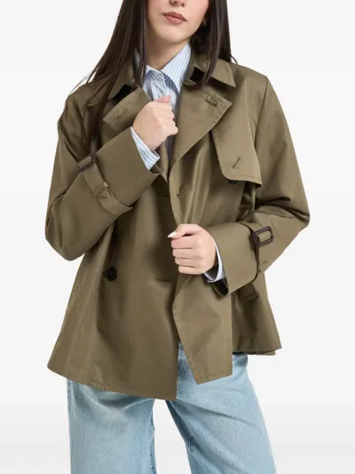 WEEKEND MAX MARA BUTTON DOUBLE-BREASTED COAT