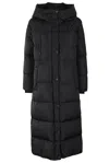 Weekend Max Mara Buttoned Drawstring Jacket In Nero