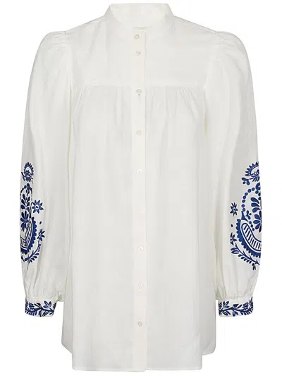 Weekend Max Mara Buttoned Long In White