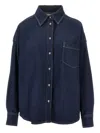 Weekend Max Mara Camicia Oversize Dark Blue