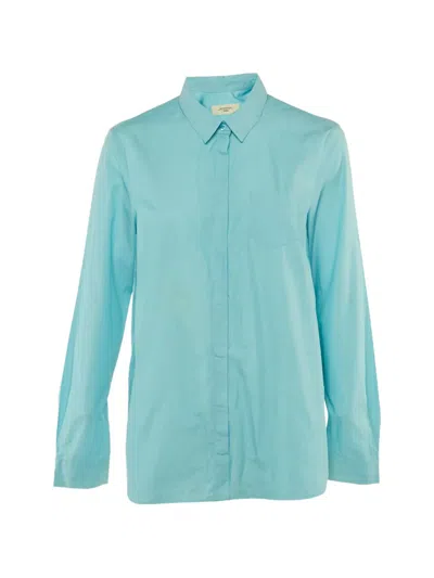 Pre-owned Weekend Max Mara Buttoned Shirt In Blue