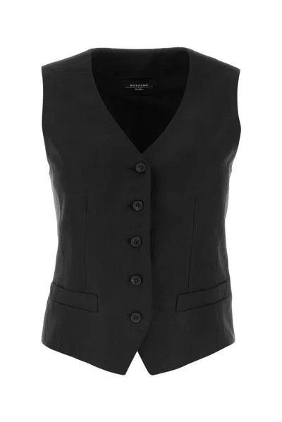 Weekend Max Mara Buttoned V In Black