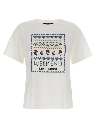 Weekend Max Mara Cabina T-shirt In White