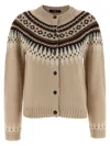 Weekend Max Mara Cabiria1234 Cardigan In Brown
