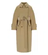 Weekend Max Mara Cadine Camel Belted Coat In Brown
