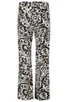Weekend Max Mara Printed Trousers With Pockets And Belt Loops