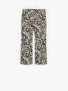 Weekend Max Mara Printed Trousers With Pockets And Belt Loops