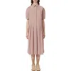 Weekend Max Mara Cadmio Midi Shirtdress In Pink