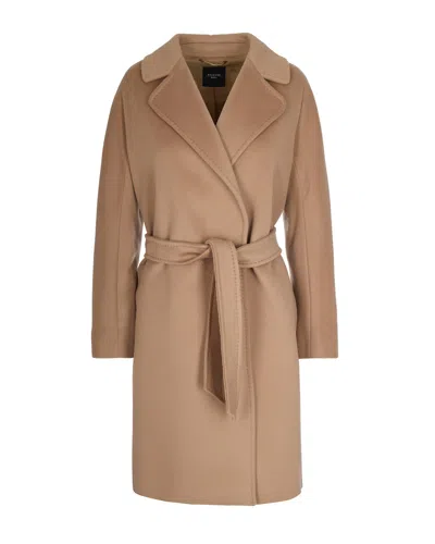 Weekend Max Mara Camel Court Coat In Blue
