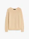 Weekend Max Mara Camel Stretch Alpaca Blend Ghiacci Sweater