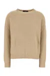 Weekend Max Mara Camel Stretch Alpaca Blend Ghiacci Sweater In Brown