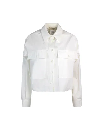 WEEKEND MAX MARA CARTER SHIRT WITH POCKETS