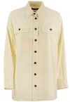 Weekend Max Mara Woman Shirt Ivory Size 10 Cotton In White
