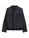 Weekend Max Mara Long-sleeve Flap-pocket Shirt