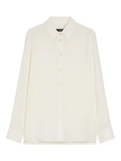 Weekend Max Mara Almina Buttoned Shirt In White