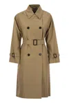 Weekend Max Mara Trench Canasta Reversibile In Beige
