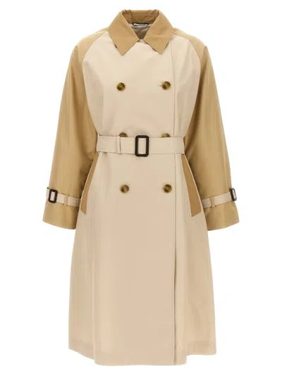 Weekend Max Mara Canasta Trench Coat In Sand