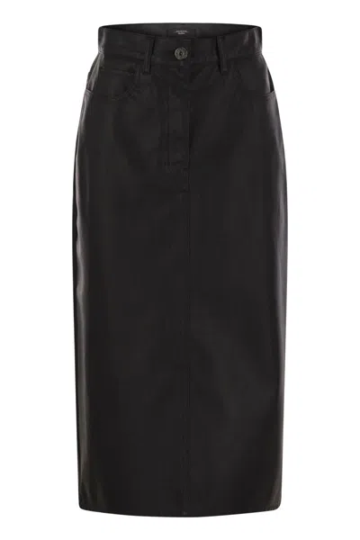 WEEKEND MAX MARA WEEKEND MAX MARA CANGA - COATED FABRIC SKIRT