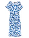 Weekend Max Mara Cannes Midi Dress In 白色