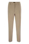Weekend Max Mara Belt Loop Casual Pants In Brown