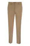 Weekend Max Mara Belt Loop Casual Pants In Beige