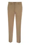 Weekend Max Mara Belt Loop Casual Pants In Beige