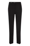 Weekend Max Mara Canon - Wool Cigarette Trousers In Black
