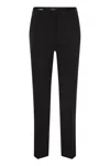 Weekend Max Mara Belt Loop Casual Pants In Black