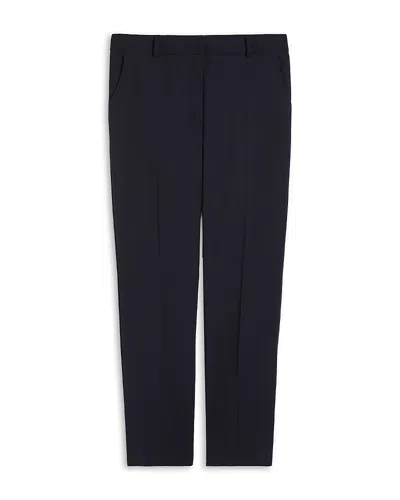 Weekend Max Mara Canon Wool Pants In Blue
