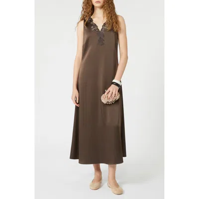 WEEKEND MAX MARA WEEKEND MAX MARA CANOSSA SLEEVELESS SATIN DRESS