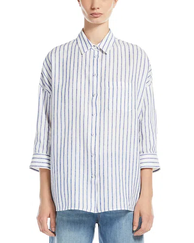 Weekend Max Mara Cantore Linen Shirt In Cornflower